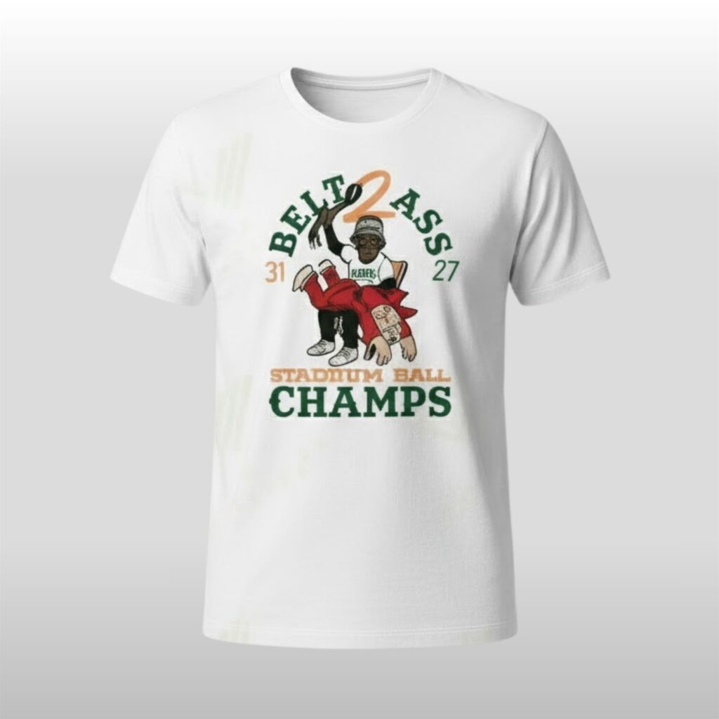 Michael Irvin Miami Hurricanes Outlasts Ole Miss Fiesta Bowl Belt To Ass Shirt 2