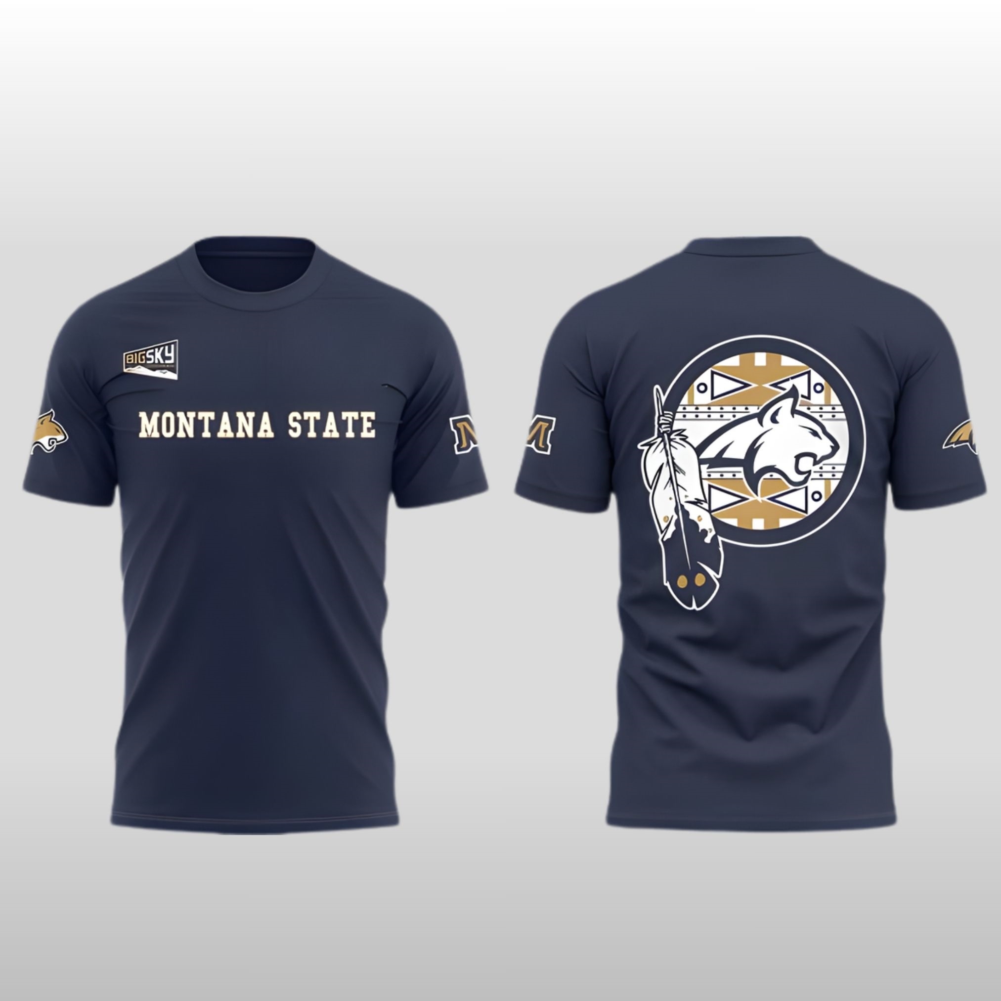 Montana State Bobcats Football Indigenous Heritage Hoodie Shirt 2 Montana State Bobcats Football Indigenous Heritage Hoodie Shirt - Image 2