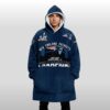 NE Patriots 2025 2026 LX Bowl Champions Blanket Hoodie