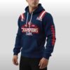 NE Patriots LIX Bowl Champions Waffle Hoodie
