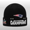 New England Patriots 2025 2026 AFC Conference Champions Bowl Beanie Hat