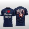 New England Patriots I Love Drake Maye Hoodie Shirt 3