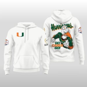 Miami Hurricanes Vrbo Fiesta Bowl Mascot Go Canes Go Hoodie Shirt