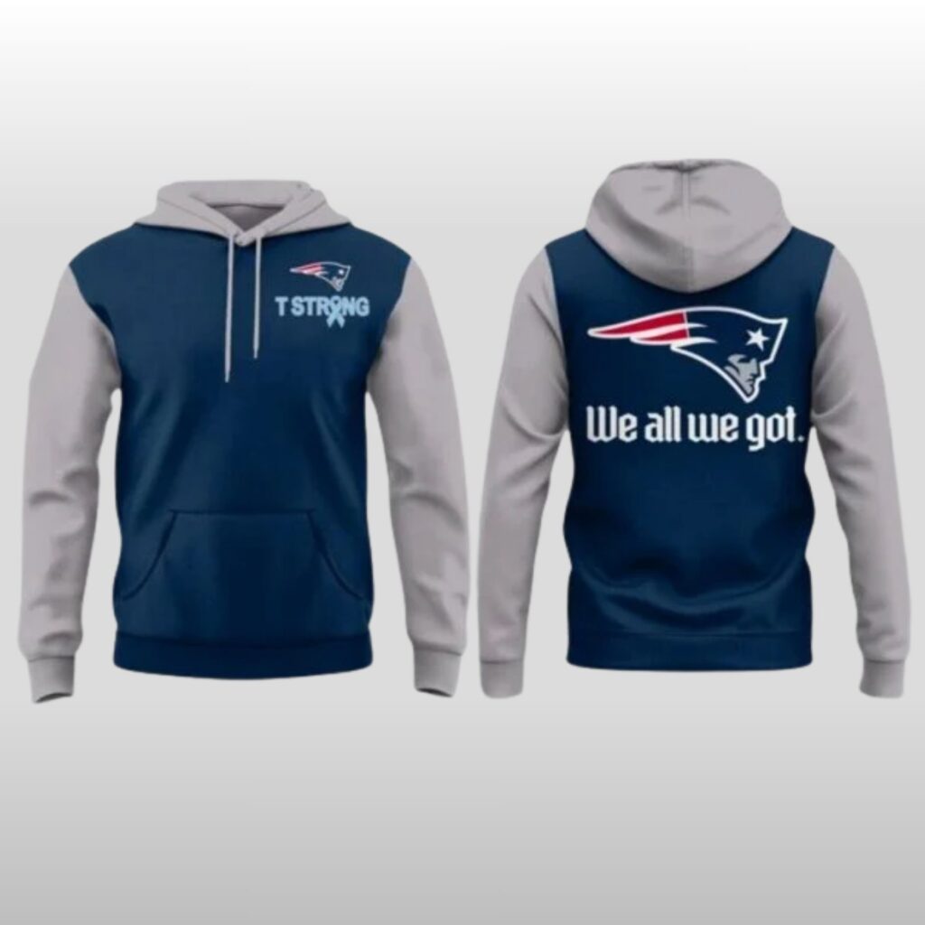 Patriots T STRONG We All We Got Coach Mike Vrabel Hoodie Shirt 2