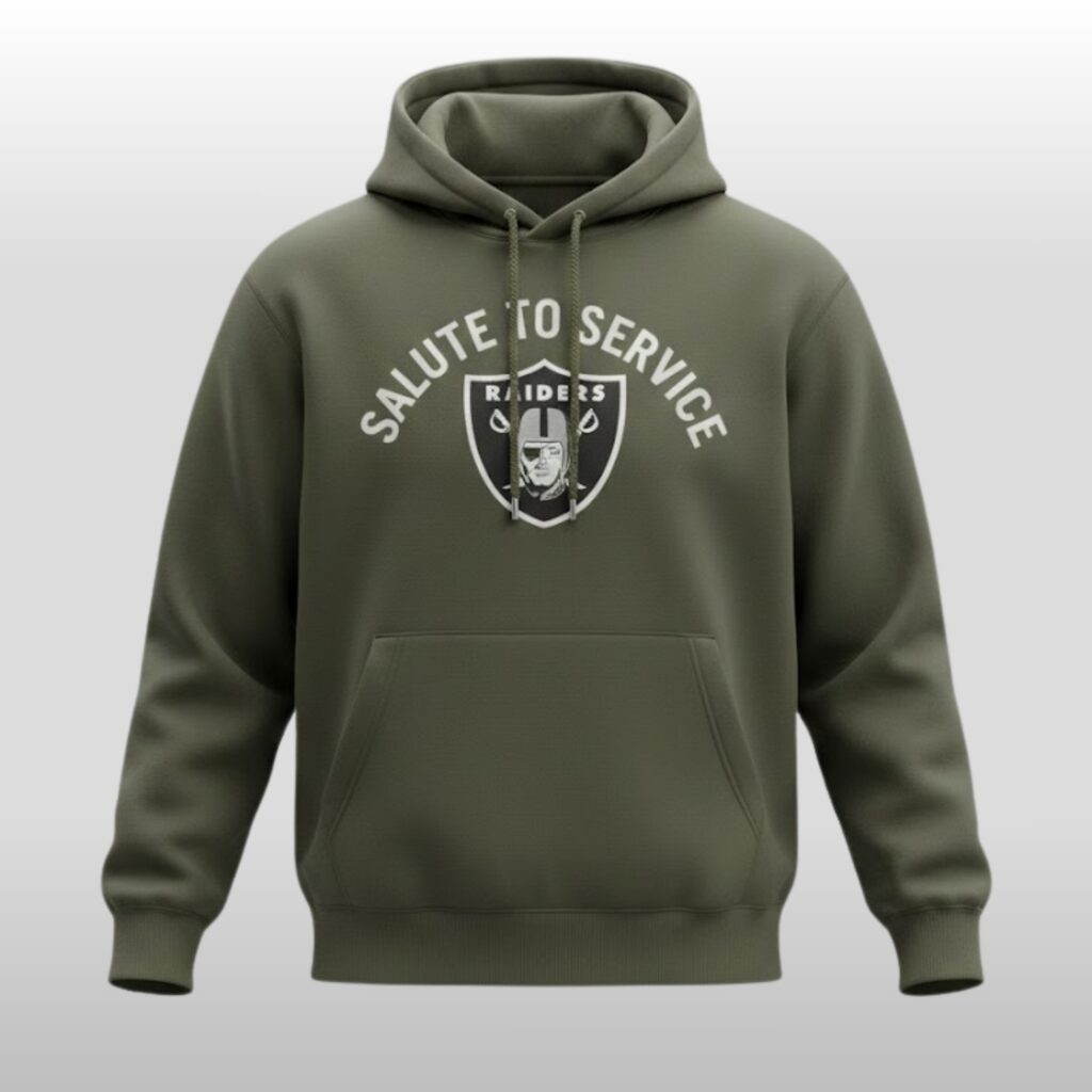 Pete Carroll Raiders Salute To Service Hoodie 2
