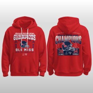 2026 Ole Miss Rebels Allstate Sugar Bowl Champions Hoodie Shirt Joggers Cap