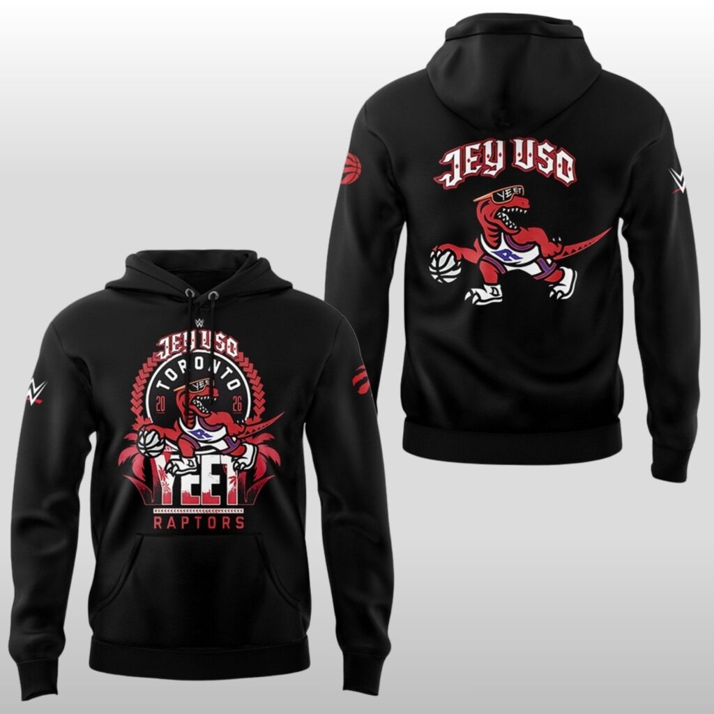 Raptors x YEET Jey Uso Hoodie Cap Joggers 2