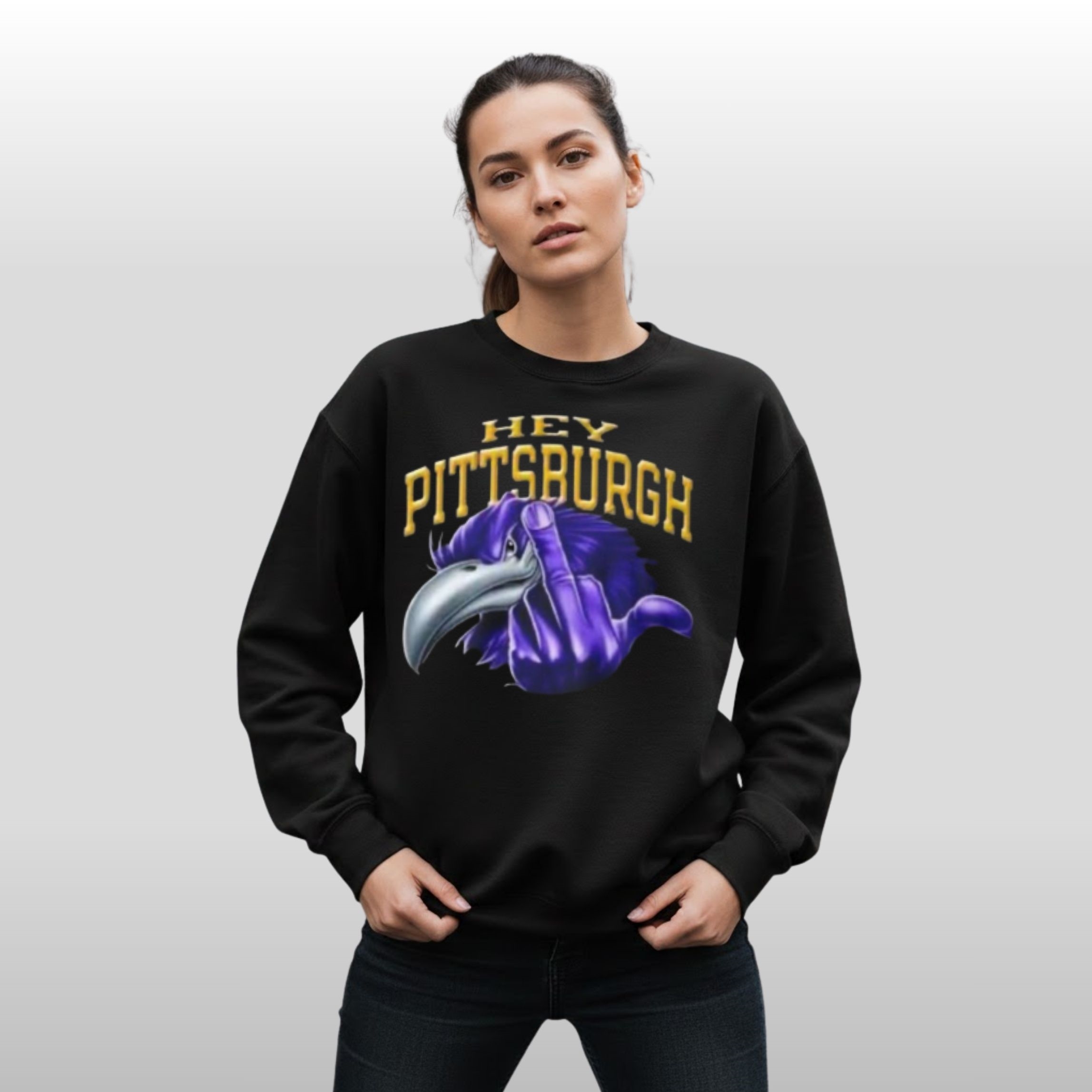 Ravens Hey Pittsburgh Fuck You Shirt 3 Ravens Hey Pittsburgh Fuck You Shirt - Image 3