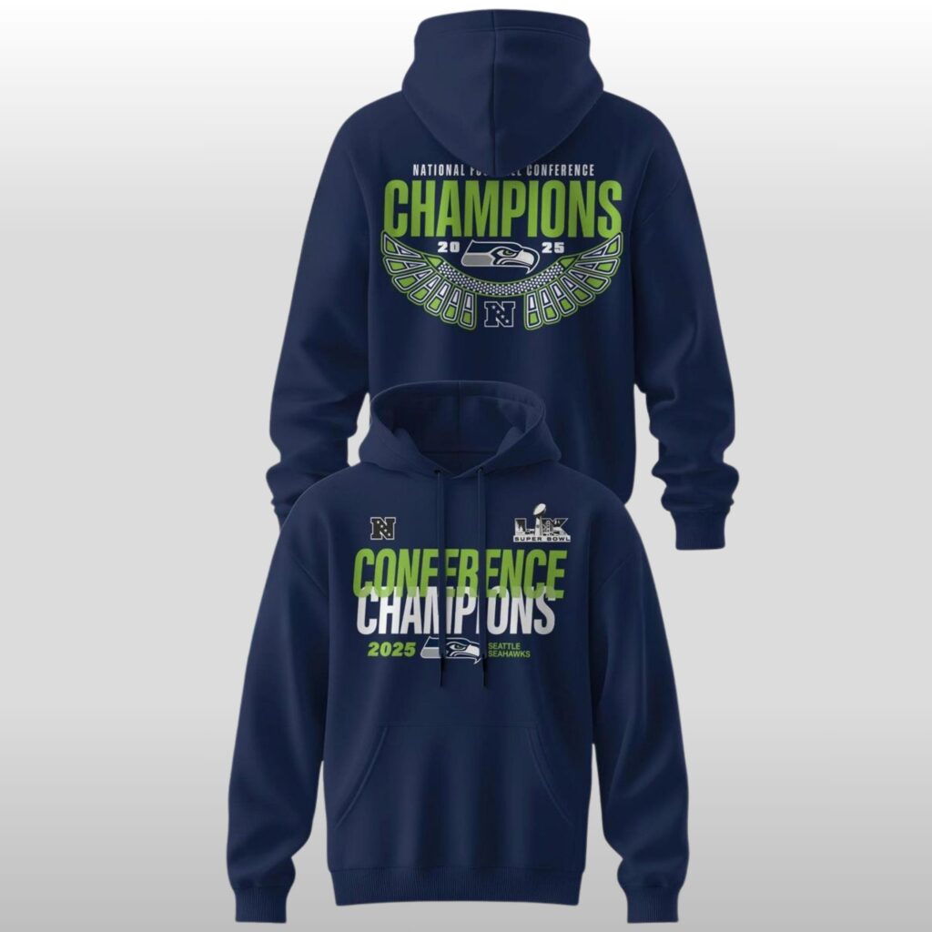 Seattle Seahawks NFC National Football Conference Champions Hoodie Shirt 2