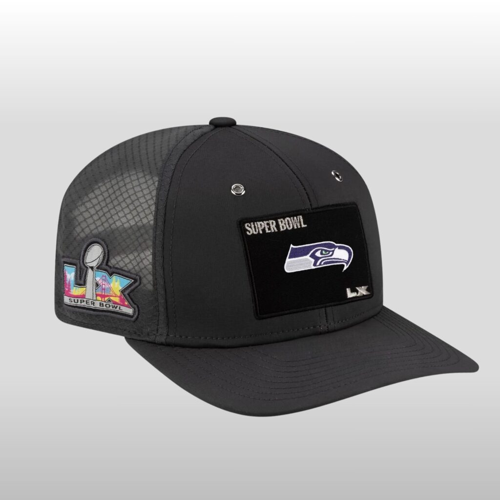 Seattle Seahawks Super Bowl LX Sideline Hat 2