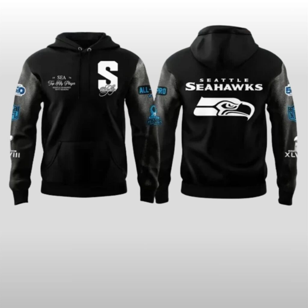Seattle Seahawks Top Fifty Player Hoodie