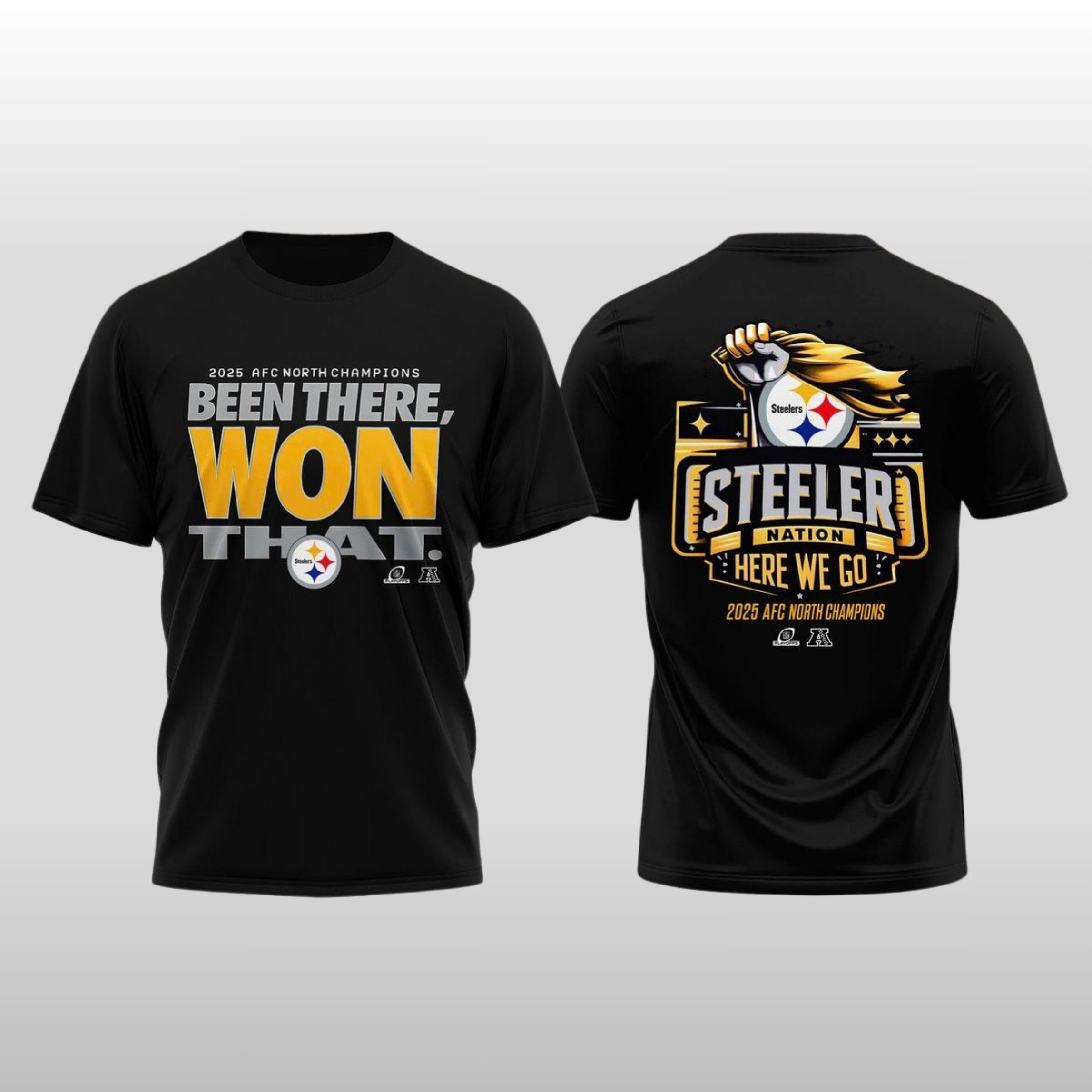 Steelers AFC North Champions Been There Hoodie Shirt 2 Steelers AFC North Champions Been There Hoodie Shirt - Image 2