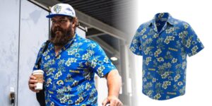 The Art of the Trenches The LA Rams Coach Ryan Wendell Hawaiian Shirt by Zerelam Store