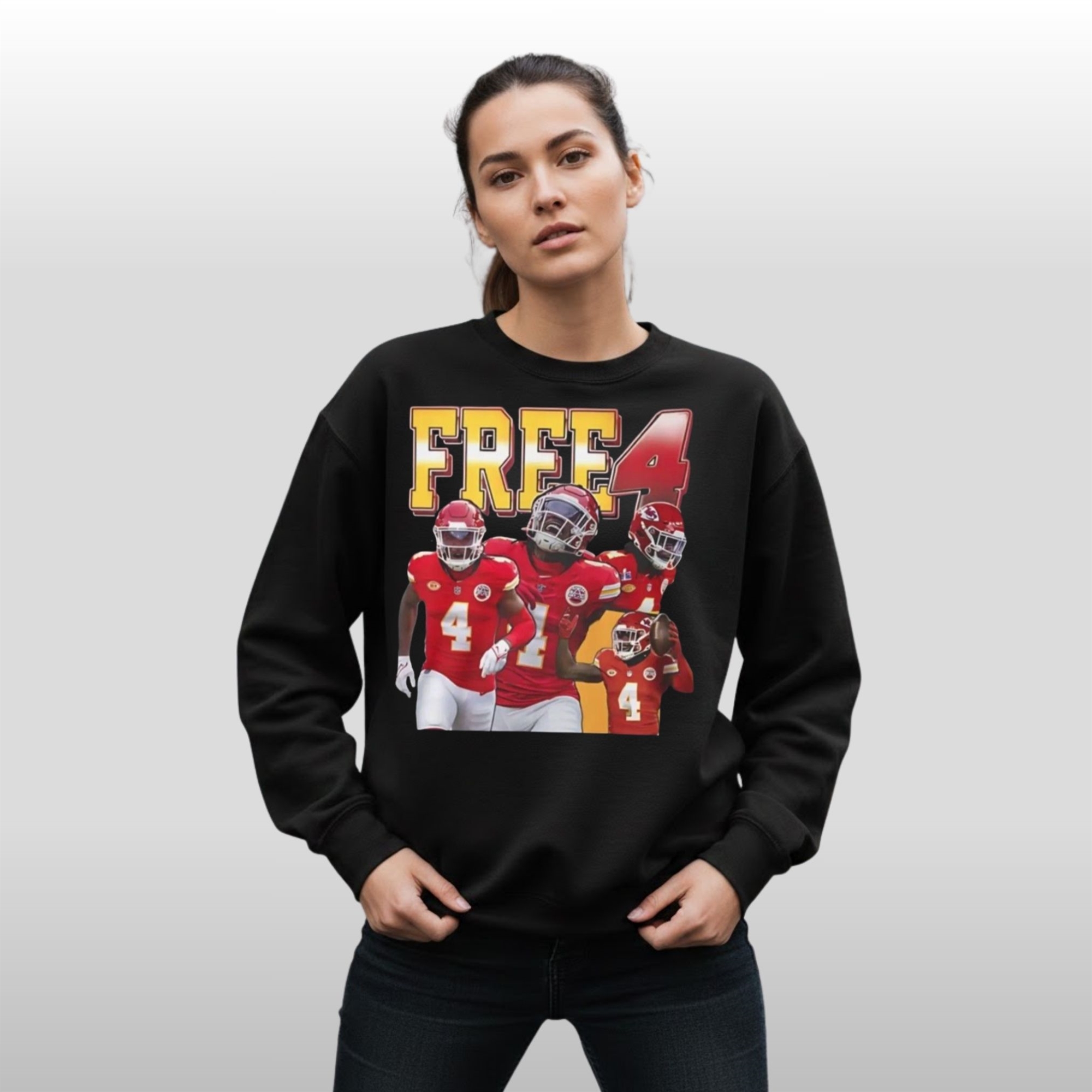 Travis Kelce Free 4 Shirt 3 Travis Kelce Free 4 Shirt - Image 3