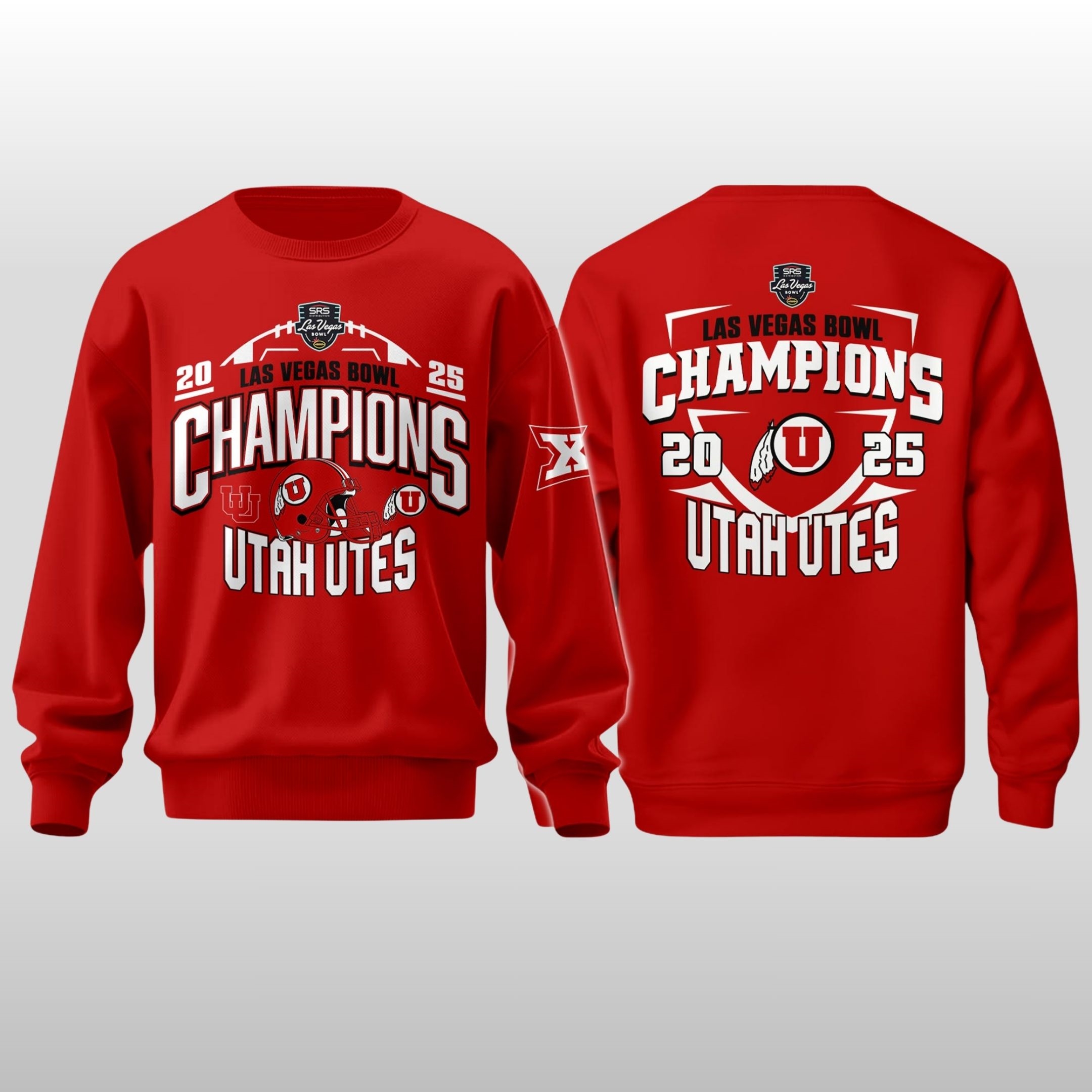 UTAH Las Vegas Bowl Champions Hoodie Shirt Joggers Cap 2 UTAH Las Vegas Bowl Champions Hoodie Shirt Joggers Cap - Image 2