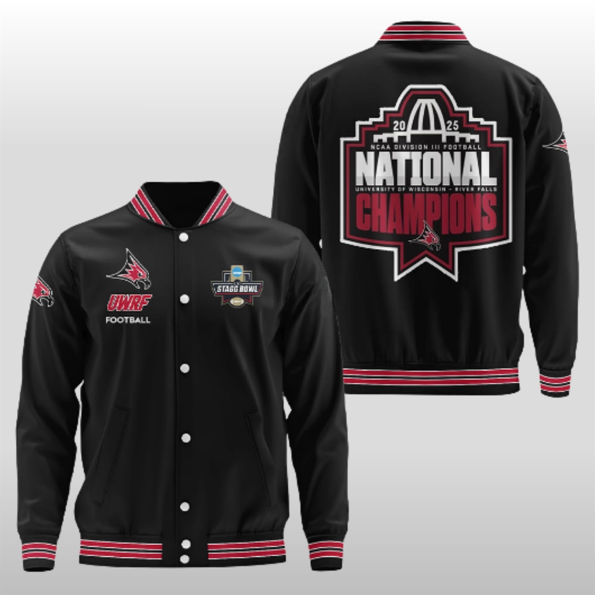 UWRF Football Nation Champions Jacket 1 UWRF Football Nation Champions Jacket