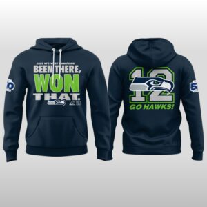 Seattle Seahawks NFC West Champions 12 Go Hawks Hoodie