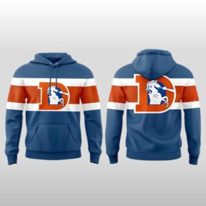 2026 Denver Broncos Vinti Cardigan Throwback Vibe Hoodie Shirt