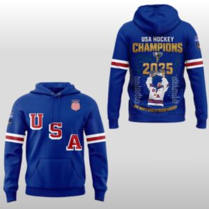 2025 2026 USA Hockey World Junior Champs Golden Era Hoodie Shirt