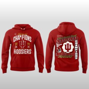 Indiana Hoosiers 2025 2026 CFP Champions Hoodie