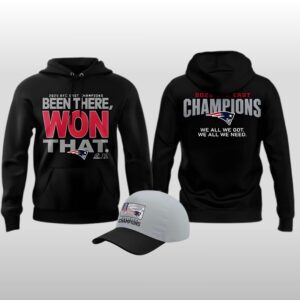 Patriots 2025 2026 AFC EAST Division Champions Been There Won That Hoodie