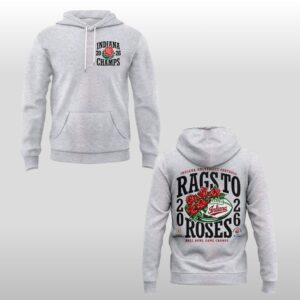 2026 Indiana Hoosiers Rags to Bowl Game Champions Hoodie