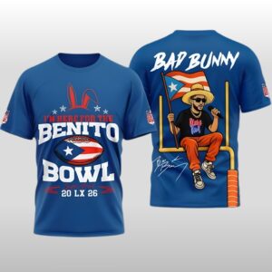 2026 Bad Bunny I’m Here For The Benito Bowl Shirt