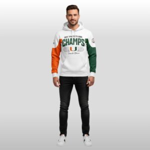 2026 Miami Hurricanes Fiesta Bowl Champions Time To Shine Hoodie