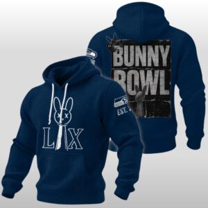 2026 Seahawks x Bad Bunny Bowl LX Waffle Hoodie