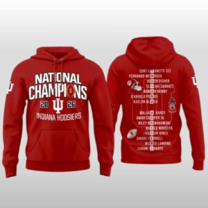 Indiana Hoosiers CFP National Champions 2026 Remember The Name Hoodie