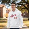 2026 Arkansas Razorbacks Baseball Norm DeBriyn Night Hoodie 3