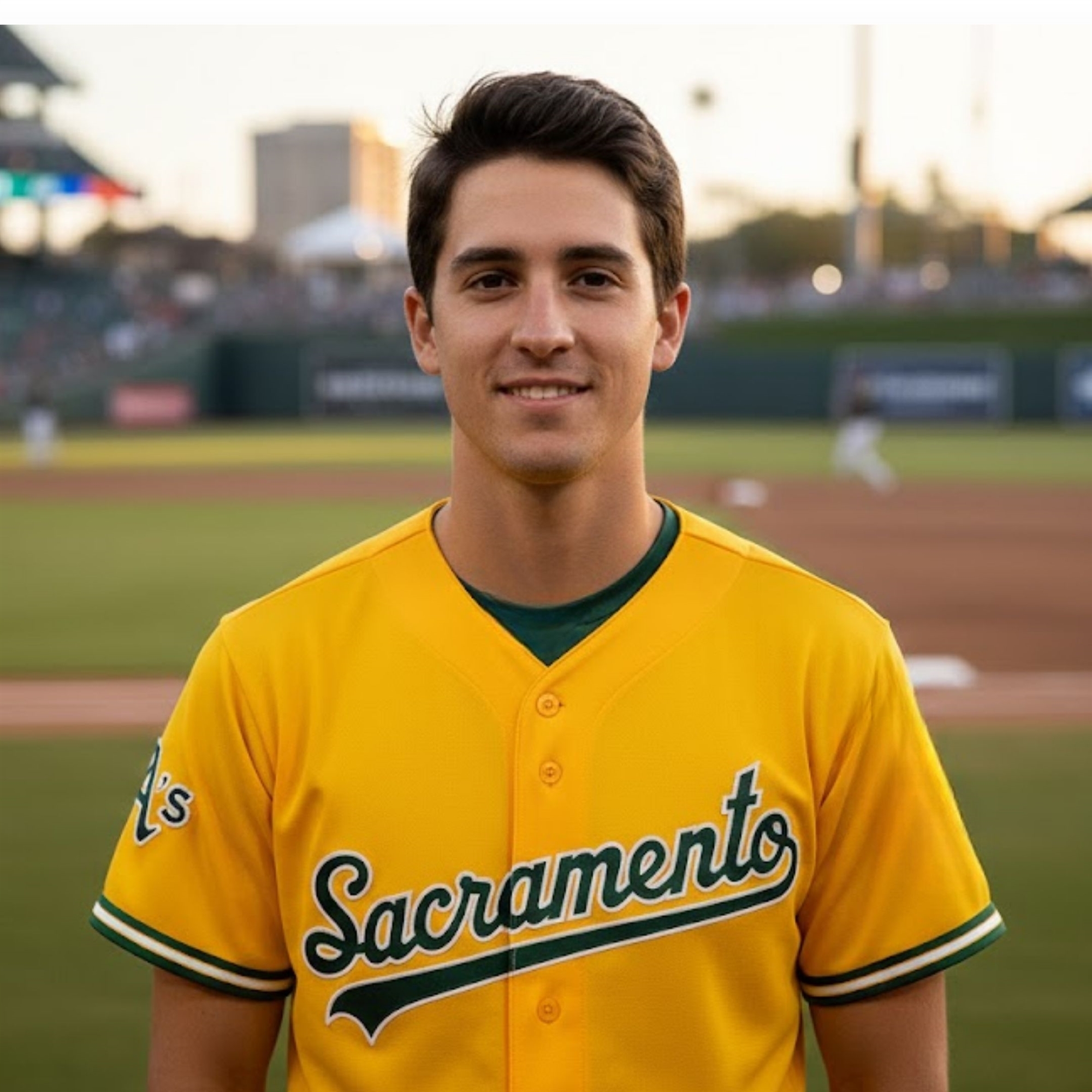 2026 Athletics Oakland Sacramento Gold Baseball Jersey Giveaway