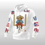 2026 Bad Bunny Benito Bowl Puerto Rico Waffle Hoodie
