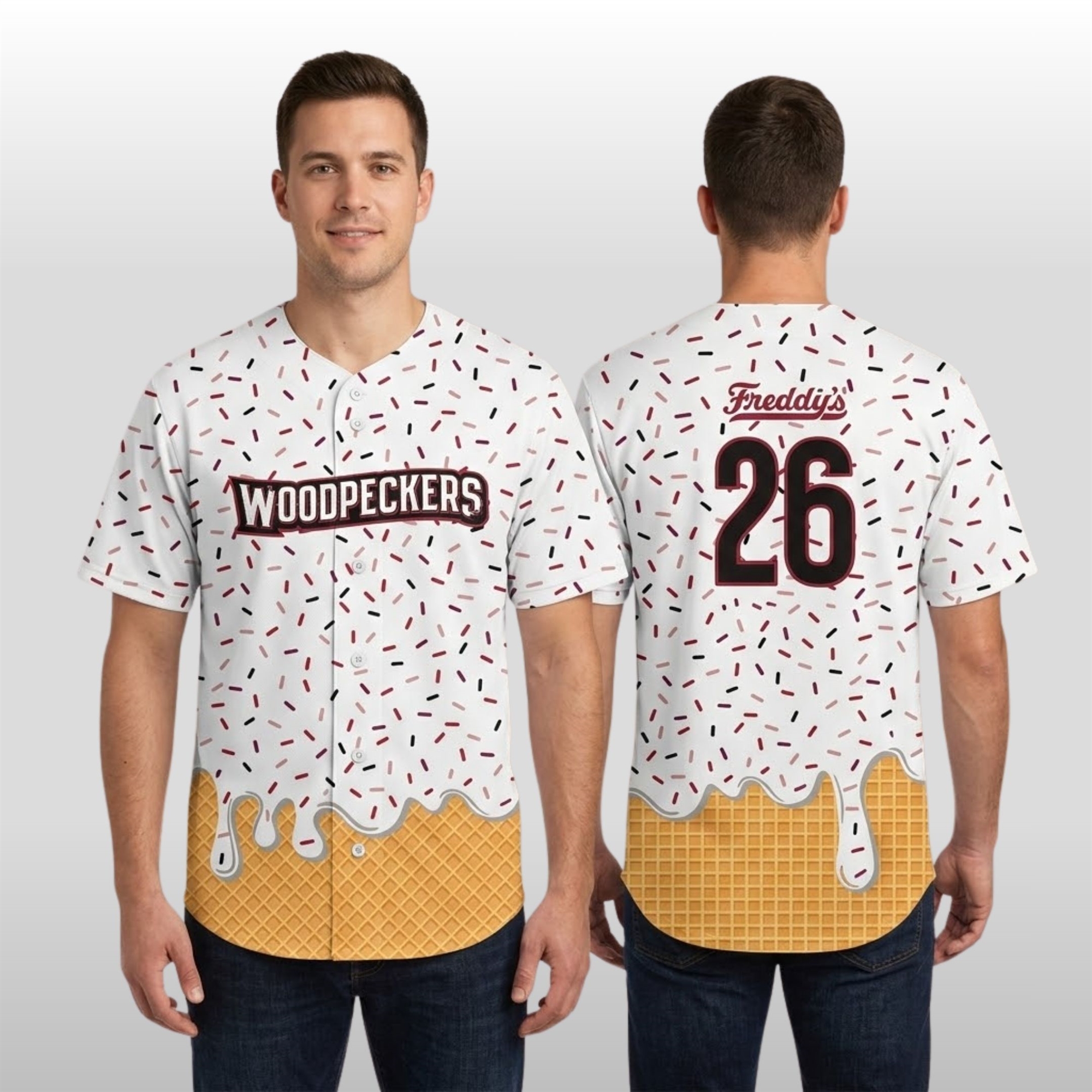 2026-Fayetteville-Woodpeckers-Ice-Cream-Jersey-Giveaway 2026 Fayetteville Woodpeckers Ice Cream Jersey Giveaway