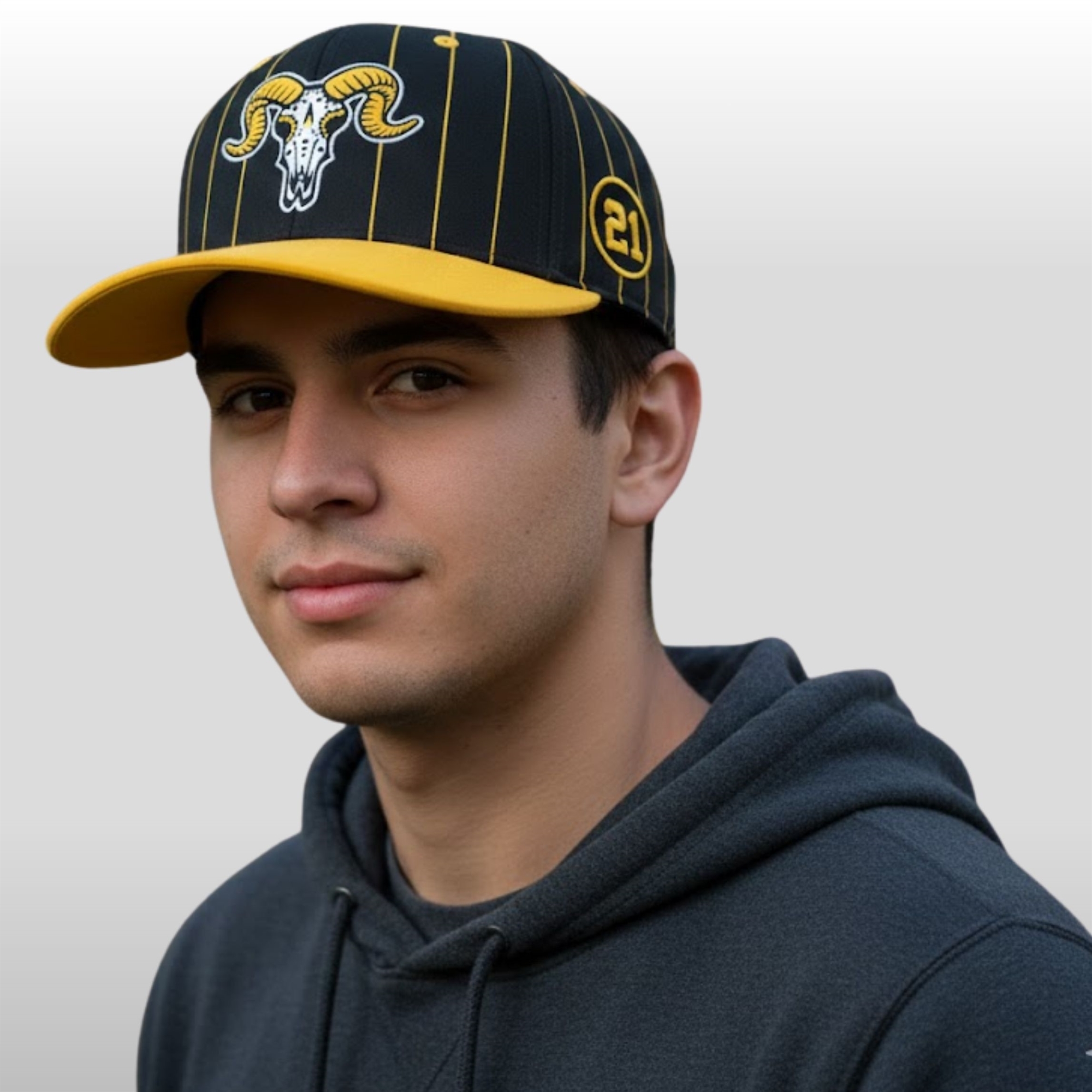 2026 Hartford Yard Goats Chivos Clemente Pinstripe Hat Giveaway 3 2026 Hartford Yard Goats Chivos Clemente Pinstripe Hat Giveaway - Image 3