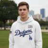 2026 LA Dodgers America 250th Anniversary Hoodie Cap Joggers 3