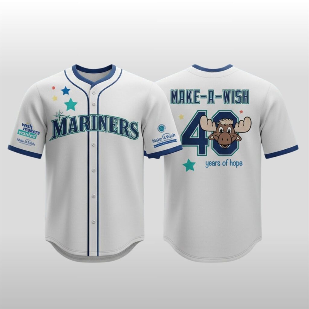 2026 Mariners Make A Wish Night Jersey Giveaway 2