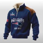 2026 New England Patriots Super Bowl Fleece Sweater