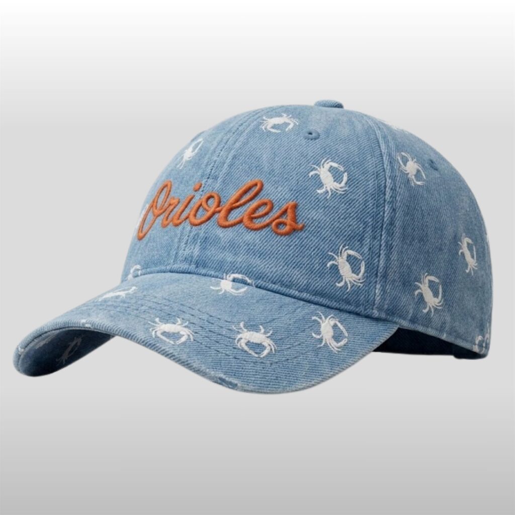 2026 Orioles Denim Crab Cap Giveaway 2