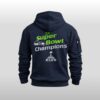 2026 Seahawks 2x Super Bowls Champions 250 USA Quarter Zip Hoodie 5