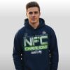 2026 Seattle Seahawks 4 Time NFC Champions Hoodie 3