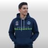 2026 Seattle Seahawks Super Bowl USA 250 Commemorative Hoodie Cap Joggers 3