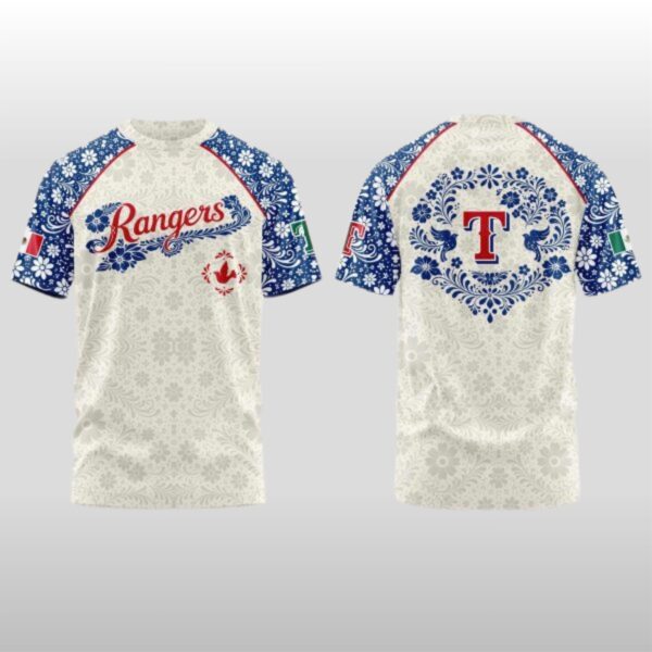2026 Texas Rangers X Mexican Heritage Night Hoodie - Zerelam