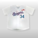 2026 Texas Rangers Nolan Ryan Bloody Jersey