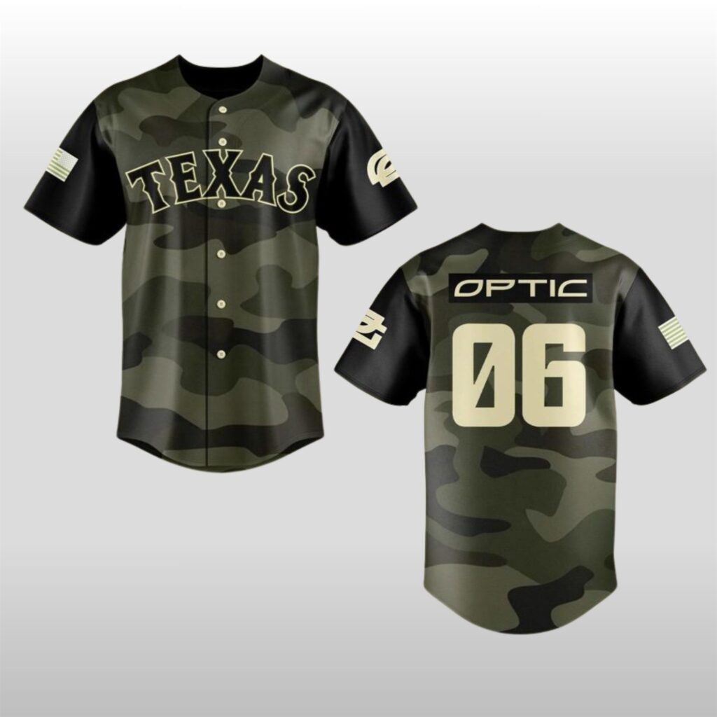 Texas Rangers 2026 Optic Gaming Night Baseball Jersey - Zerelam