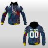 2026 Vikings Football Autism Awareness Hoodie 2