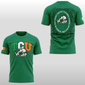 2026 TCU Horned Frogs x Irish Day Ireland Game Hoodie Shirt