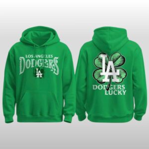 2026 Los Angeles Dodgers Happy St. Patrick’s Day Hoodie Shirt