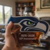 ApBCgDmz Seattle Seahawks 50th Anniversary 1976 2026 Whiskey Bottle 3