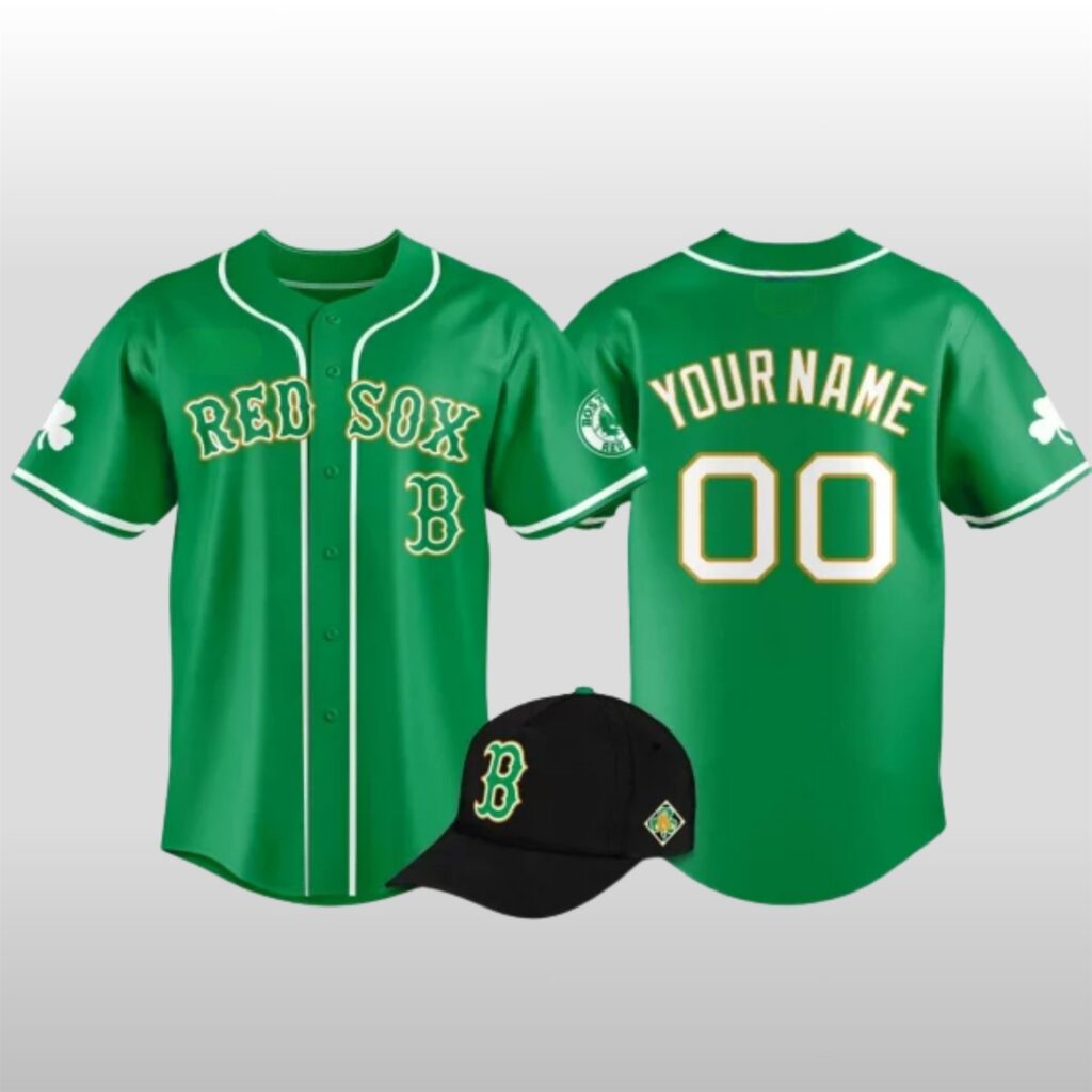 Boston Red Sox St. Patrick Day 2026 Baseball Jersey 1 Boston Red Sox St Patrick Day 2026 Baseball Jersey 2
